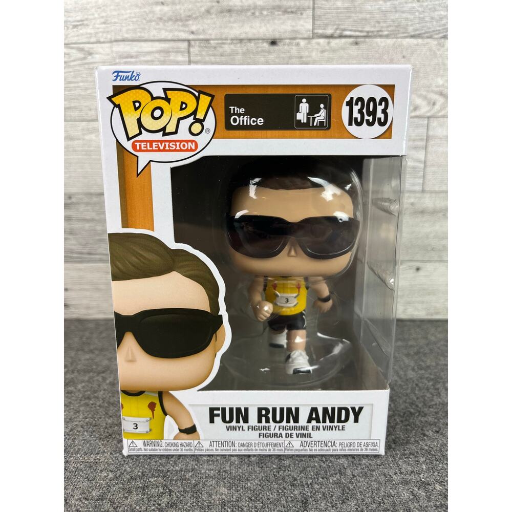 FUNKO POP TELEVISION The Office Andy Fun Run Vinyl Figure 4 in Box 1393 Collect